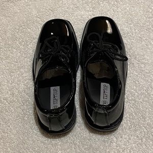 Toddler Boys Black Patent Dress Shoes Size 10